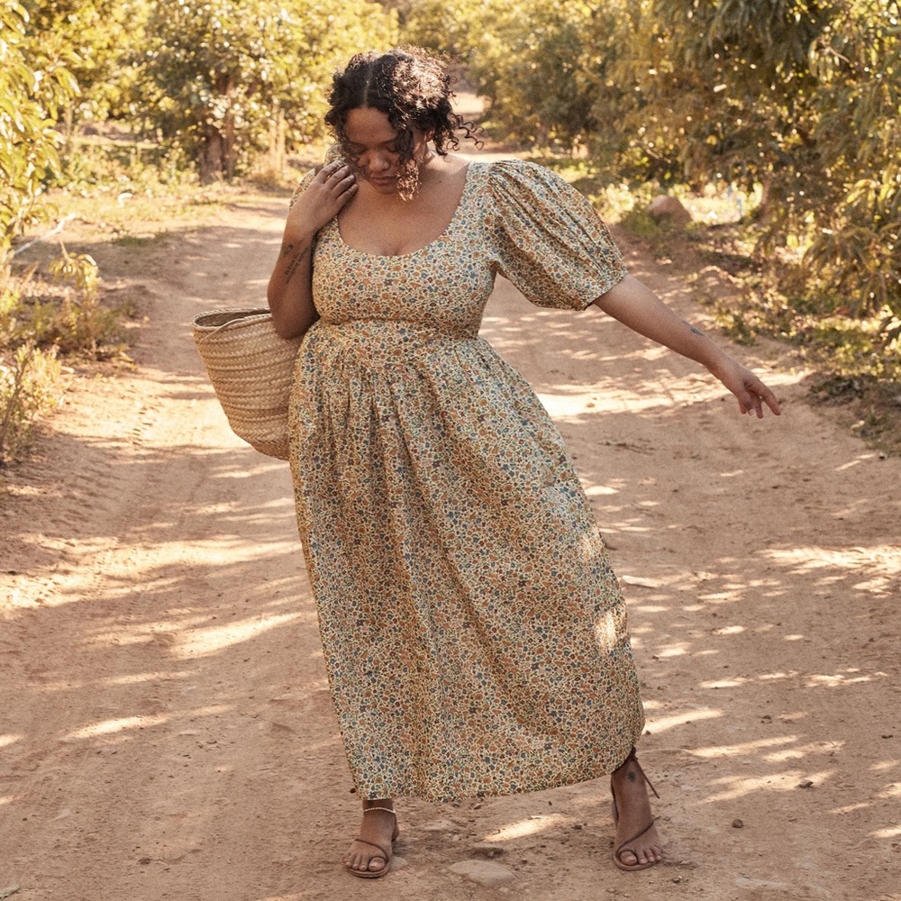 Doen Abrielle Dress with Liberty Fabric, Size S